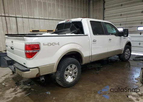 2010 Ford F150 Supercrew из США, поврежденный, VIN 1FTFW1EVXAFA50857